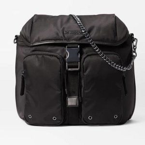 MZ Wallace Black Large Apex Crossbody - Black-Authentic $285